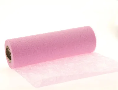 Produktbild von 20m Vlies Tischband B23cm Tischläufer Tischdeko Hochzeit Kommunion Konfirmation, Farbe:rosa