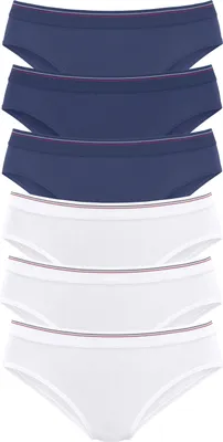 Produktbild von H.I.S. Bikinislip marine, weiß Größe 44/46