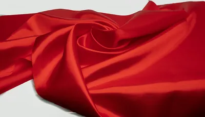 Produktbild von Satin ohne Elasthan, glatter Satin mit Glanz, Rot, 50 x 150 cm
