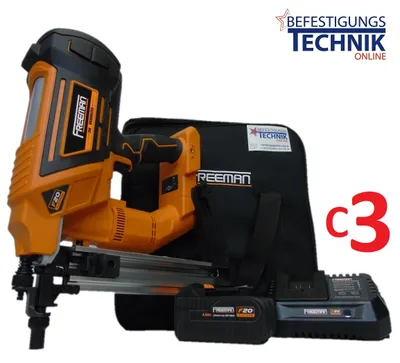Produktbild von Freeman LD40-C3 Akku Betonnagler 15-40mm für Spit Pulsa 700 800 40P Betonnägel