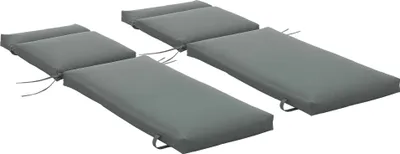 Produktbild von Outsunny 2er Set Auflage für Sonnenliege, Liegenauflage für Gartenliege dick 8cm