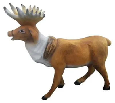 Produktbild von Designer Rentier Deko Tier Figur Winterdeko Höhe 74 cm Elch Dekoration Figuren
