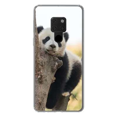 Produktbild von MuchoWow® Handyhülle Schutzhülle Hülle für Huawei P40 Lite Panda - Baum - Licht Silikon Softcase Handy Hülle - Handy
