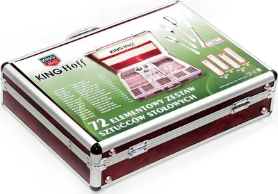 Image de Kinghoff COUVERTS 72 PIECES SATINÉ KH3561