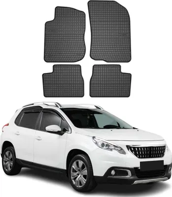 Immagine prodotto di 2013-2019 Peugeot 2008 Tappetini TPE Nero 4 pz