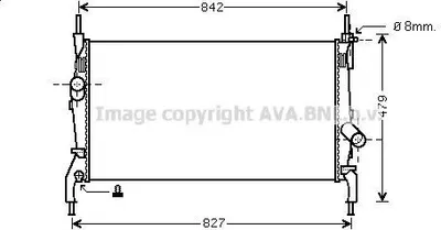 Produktbild von PRASCO FDA2405 Kühler Wasserkühler Motorkühler für FORD Transit Mk6 Kasten (V347, V348, FA) Transit Mk6 Bus (V347, V348, FD, FB, FS, FZ, FC)