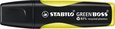 Produktbild von Umweltfreundlicher Textmarker - STABILO GREEN BOSS - Einzelstift - gelb