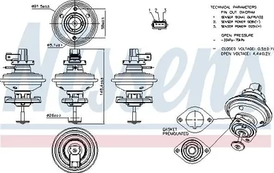 Zdjęcie produktu dla zawór EGR BMW 3 E90-E91-E92-E93 05- 5 E60-E61 03- X3 E83 04-