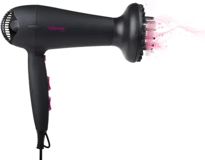 Obrázek produktu pro Fén Tristar HD-2358 - černý - fialový - závěsné poutko - 1,7 m - 2000 W - 230 V - 600 g (HD-2358)