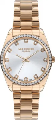 Produktbild von Damen Uhr LEE COOPER LC07478.430 in Roségold in der Mode als Geschenk