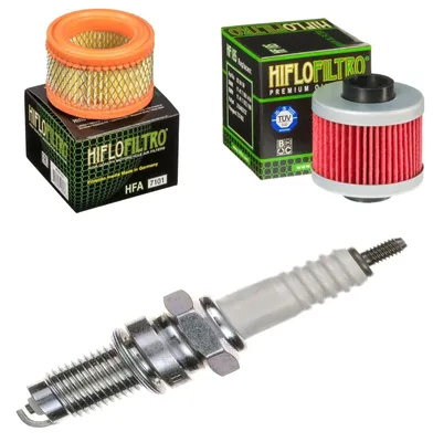 Immagine prodotto di Kit di manutenzione per BMW C1 200, anni di produzione 2001-2004: filtro aria, filtro olio, candela di accensione di pamoto - Nuovo