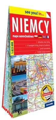 Zdjęcie produktu dla Niemiec mapa samochodowa ExpressMap 1:825 000
