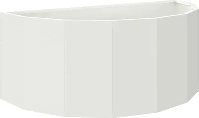 Obrázok produktu pre vidaXL Kvetináč biely 90 x 45 x 35 cm oceľ