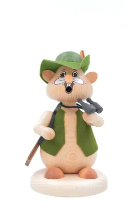 Produktbild von Kuhnert - Echt Erzgebirge Hamster Räuchermann,-figur,-männchen 13cm - Jäger