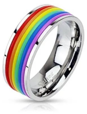 Produktbild von Ring Regenbogen: Pride Schmuck 62 (19.7 mm Ø)