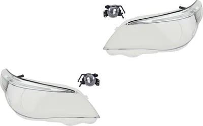 Produktbild von Johns, Scheinwerfer Satz Glas passend für BMW 5 E60 E61 07/2003-03/07 L f Xenon + Nebel 63176920703 63176910791 6910791 6920703 63176920704 6317691079