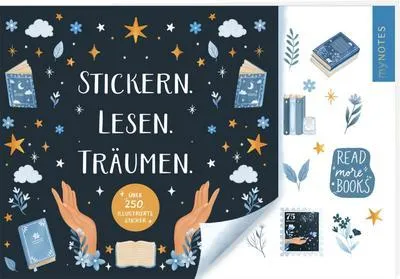 Immagine prodotto di myNOTES Papeterie: Stickern. Lesen. Träumen.