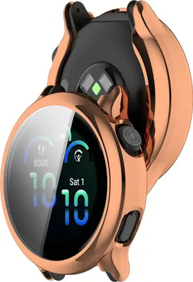 Produktbild von Schutzhülle für Garmin Vivoactive 6, Bizon Case Watch Felipe, Rosegold