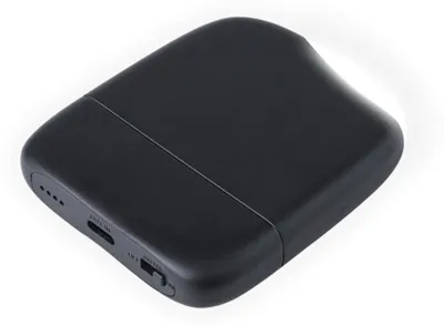 Image de Powerbank Ice-P 5000mAh 1 port USB C + Câble multiple Noir -  GRS Xoopar