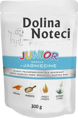 Produktbild von Dolina Noteci 5902921301165, Junior, jede Rasse, Riese (≥45 kg), Groß (26-44 kg), Mittelgroß (11-25 kg), Lamm, 300 g