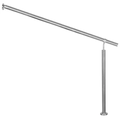 Produktbild von Edelstahl Handlauf Treppengeländer Geländer für Treppe mit Wandhalter V2Aox, Länge:180 cm