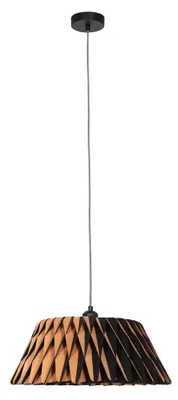 Produktbild von Pendellampe, Metall, Schwarz, Glas, H 160 cm