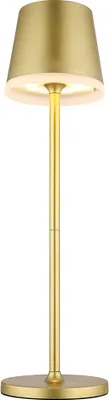 Produktbild von LED Solar Tischleuchte, gold, 2 Höhen möglich, H 41 cm