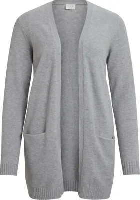 Produktbild von VILA Basic Cardigan Stretch Cozy Knit Feinstrick Jacke mit Taschen VIRIL Größe: XL
