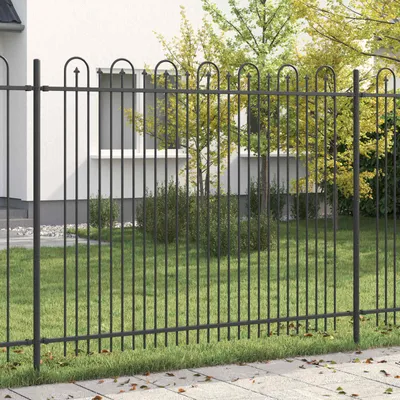Produktbild von Spitzenbogenzaun DRONTEN Schwarz