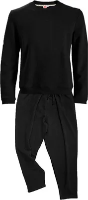 Produktbild von Übergrößen Schicker Jogginganzug HONEYMOON Schwarz 12XL