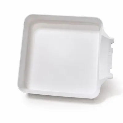 Obrázek produktu pro Záchytná miska pod pračku bílá z ABS 17,5 x 17,5 x 4,5 cm