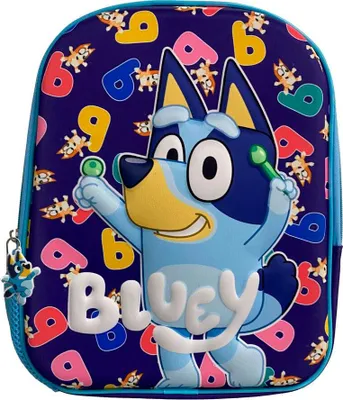 Imagen del producto de Mochila 3D, diseño Miniplay, color azul, 29 cm