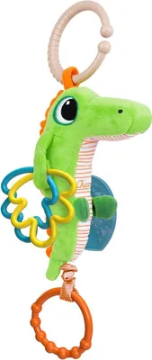 Image de Chicco Crocodile Rattle - Jouet à suspendre pour bébés