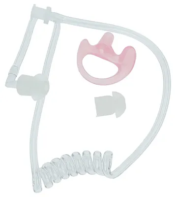 Produktbild von vhbw Security Schallschlauch Ohrhörer, 2x Ohrstöpsel, 1x Ohreinsatz M für Headset, Funkgerät - Für linkes Ohr, transparent