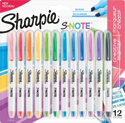 Image de Sharpie Kreativ-Marker S-Note Keilspitze 12er Blister