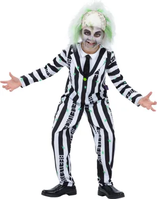 Produktbild von Beetlejuice - Kostüm für Kinder SM3405 (110-116) (Schwarz/Weiß)