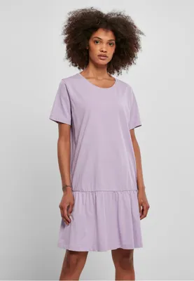 Produktbild von Urban Classics - Damen Valance T-Shirt Kleid LILAC L