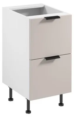 Immagine prodotto di Mobile da cucina Mobile a cassetti Mobile base con 2 cassetti Bianco