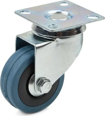 Image de GEKO Roue pivotante de remplacement caoutchouc/polypropylène 75mm G71501