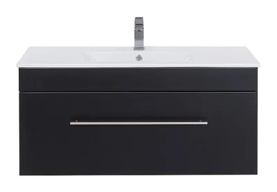 Produktbild von Posseik Badmöbel VIVA, schwarz, 100 cm