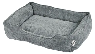 Produktbild von Love Story, Korb, rechteckig, Velours, Chenille, Polyester, 73 x 60 x 20 cm, Gra