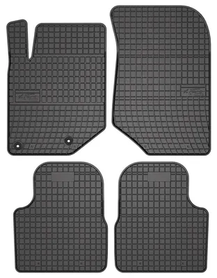 Image de Tapis de sol en caoutchouc pour Peugeot 2008 II 2019- (hayon) – 4 pièces, noirs, sur mesure