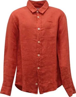 Zdjęcie produktu dla 0061AR camicia LINO bimbo PAOLO PECORA chłopięca koszula lniana dla dzieci