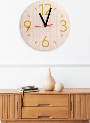 Produktbild von Opviq, Artavessa3Dclock16, Dekorative MDF-Uhr, Mehrfarbig, 100 % MDF, 36 x 36 x 1 cm