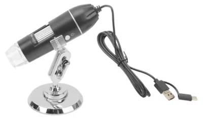 Digitalmikroskop 1600x, LED, USB, HD-Inspektion, Handgerät