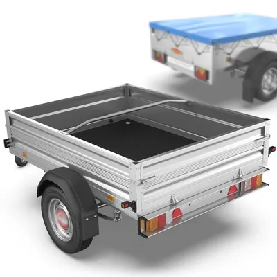 Produktbild von Tarpofix® Anhänger Planenbügel Flachplanenbügel 100-145 cm 1er Set Alu