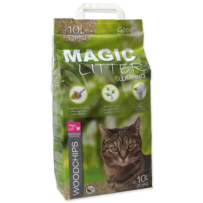 Zdjęcie produktu dla MAGIC CAT Ściółka Woodchips 10l 2,5 kg