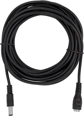 Produktbild von 5 Meter LED-Verlängerungskabel mit DC-Stecker und DC-Buchse - 5,5/2,1 mm, schwarz