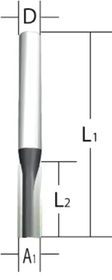 Zdjęcie produktu dla jednoostrzowy frez do rowków D5x13x48 mm, S=8