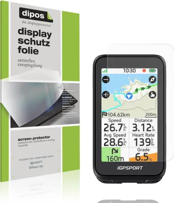 Image de 2x Film de protection d'écran pour igpsport BiNavi Air protecteur antireflet dipos